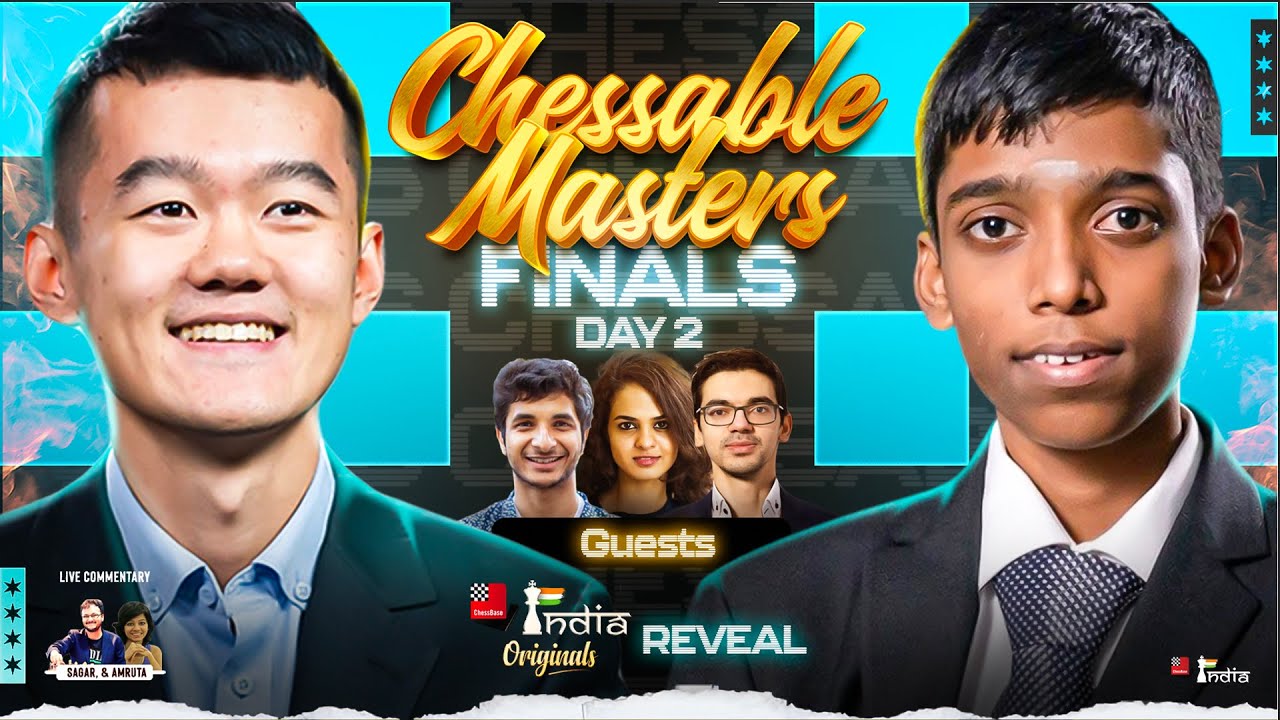 Chessable Masters FINALS Day 2 | Pragg vs Ding ft. Vidit, Tania, Anish + CB India originals reveal