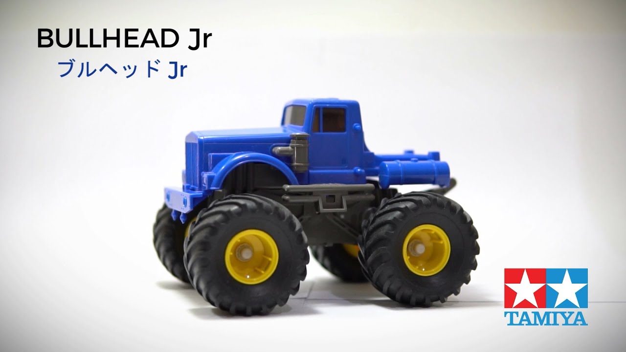 TAMIYA MINI 4WD MONSTER TRUCK BULLHEAD JUNIOR UNBOXING & ASSEMBLING [ミニ四駆 ブルヘッド Jr ]