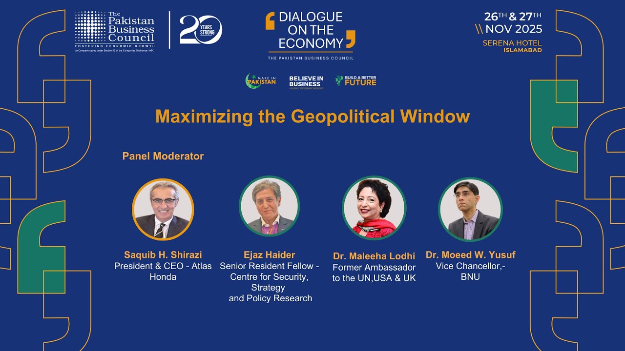 Session 2 - Maximizing the Geopolitical Window