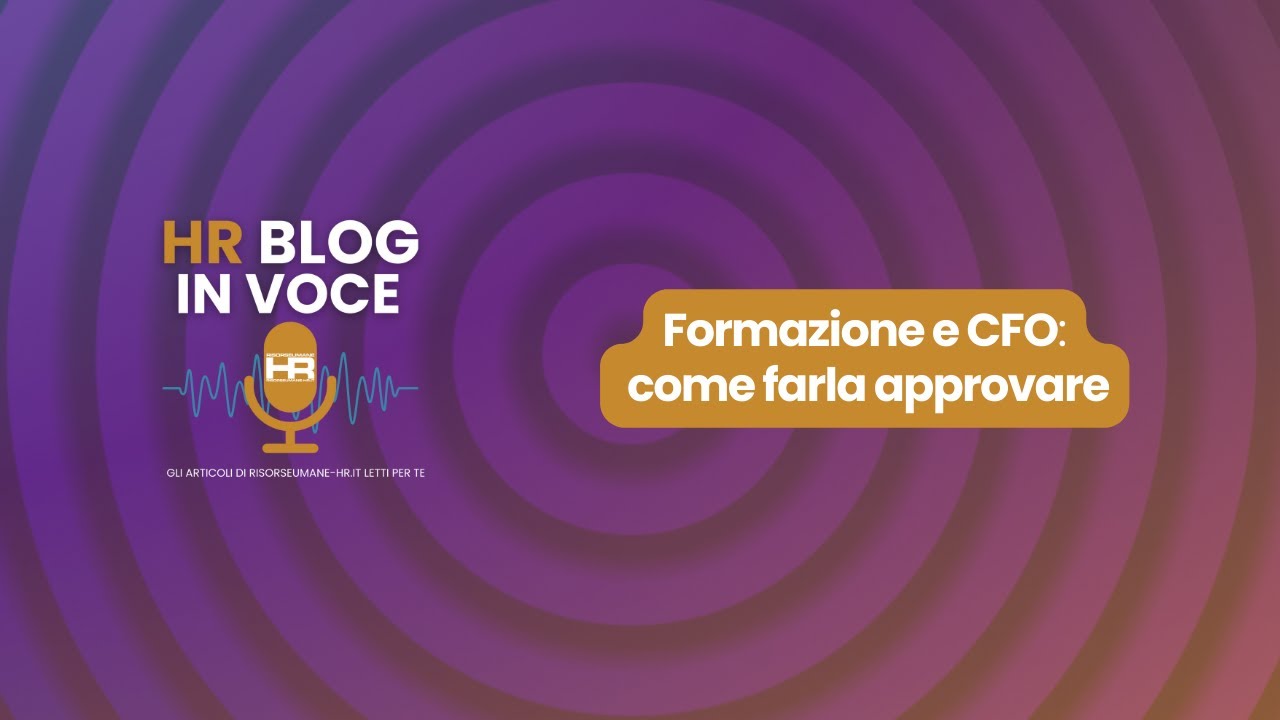Formazione e CFO: come farla approvare