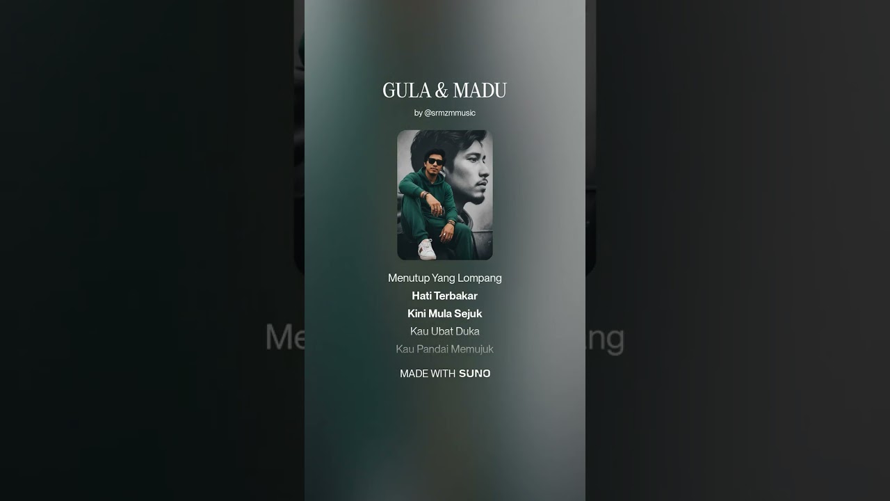 GULA & MADU - SRMZM Music (Lyrics Video)