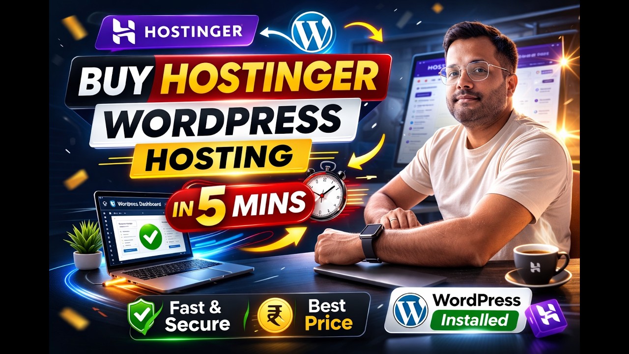 Купите хостинг Hostinger для WordPress за 5 минут 🔥 + Настройка WordPress (полное руководство)