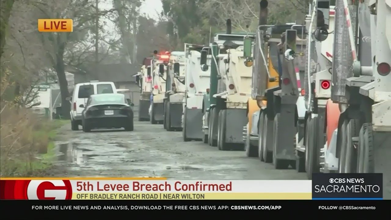 5th levee breach confirmed near Wilton
