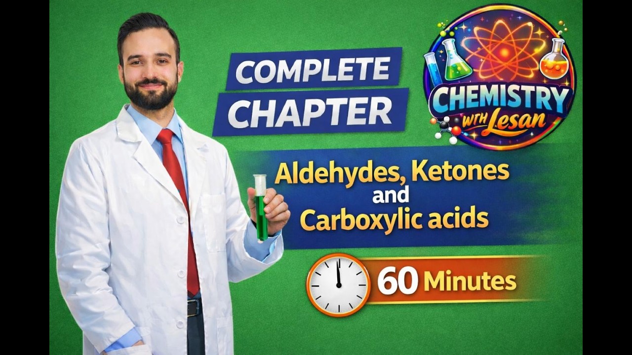ALDEHYDES, KETONES AND CARBOXYLIC ACID ONE SHOT CLASS 12 ORGANIC CHEMISTRY