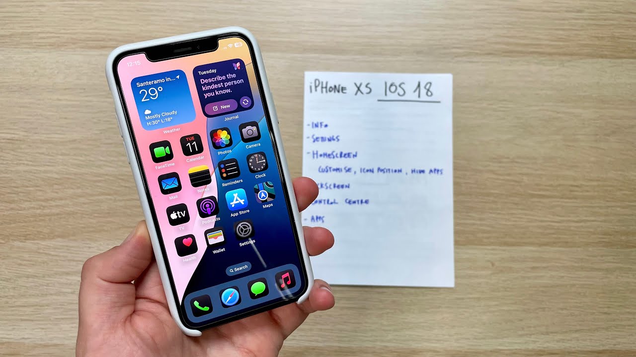 Prova iOS 18 Beta su iPhone XS - Novità e Prestazioni