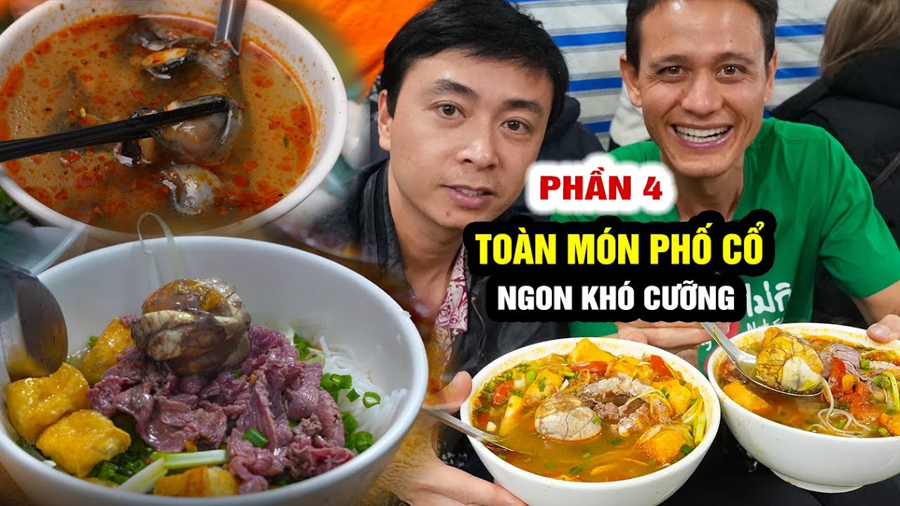 Mời Markwiens ăn Bún ốc nguội, bún riêu bề bề,.. Toàn món ngon Hà Nội khó cưỡng #hanoifood