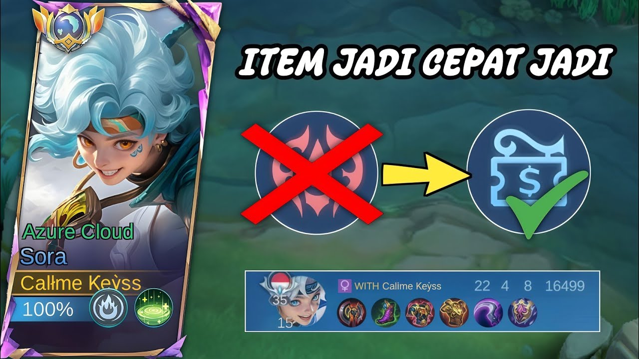 PAKAI TALENT INI BIAR ITEM SORA KALIAN CEPAT JADI & MENDOMINASI PERMAINAN | SORA MLBB