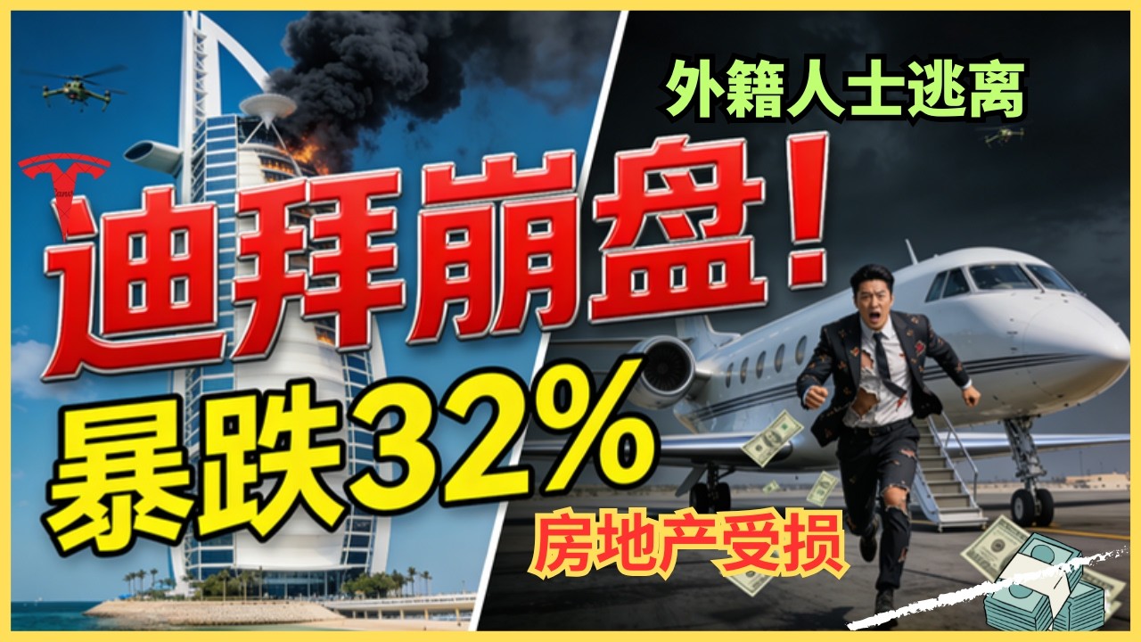 导弹下的迪拜楼市：暴跌32%背后的残酷真相，这才是最大的灰犀牛