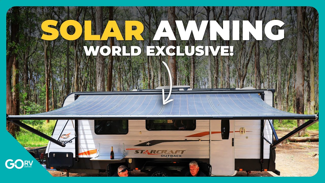 WORLD'S FIRST SOLAR AWNING | AUSTRALIAN EXCLUSIVE | PREVIEW REVIEW!