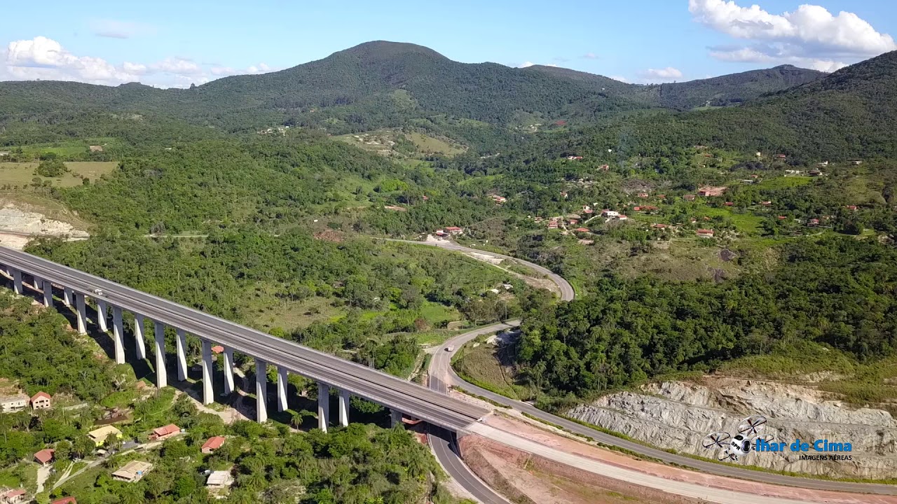 Obras da BR 381- duplica&ccedil;&atilde;o -Caet&eacute; MG  drone Mavic Pro PARTE 2
