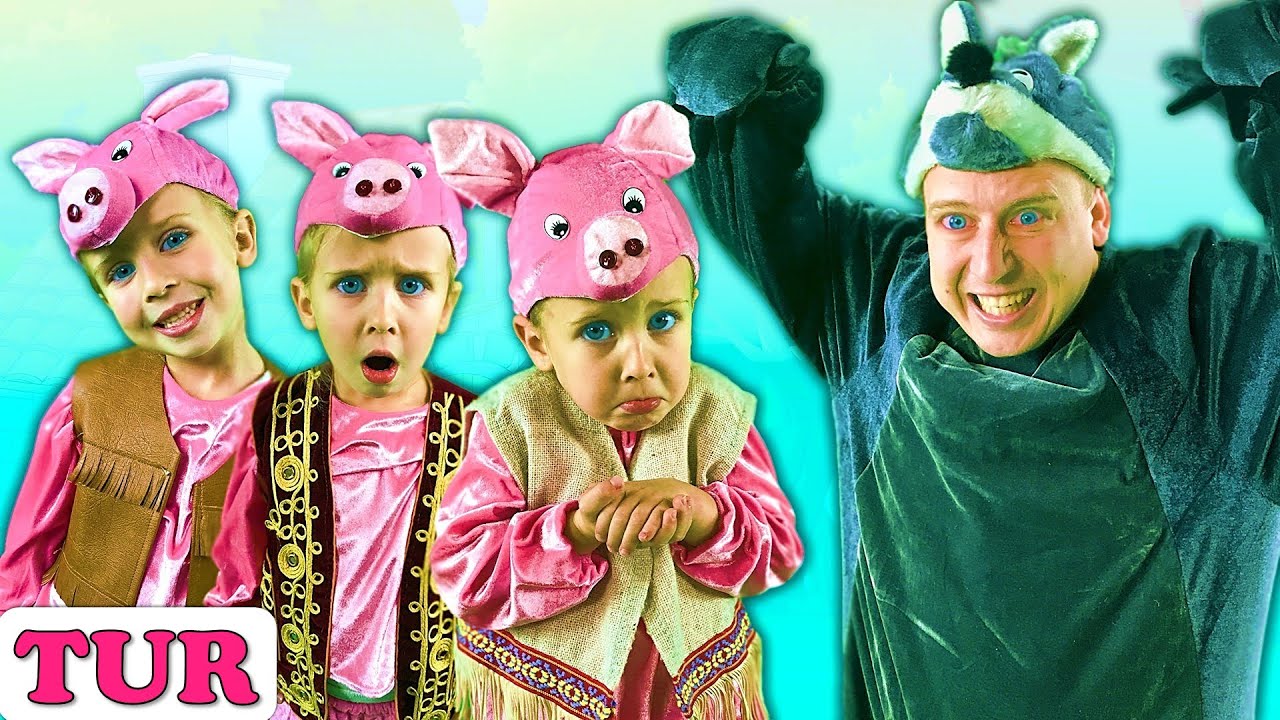 Üç Küçük Domuzcuk | Çocuklar İçin Masallar