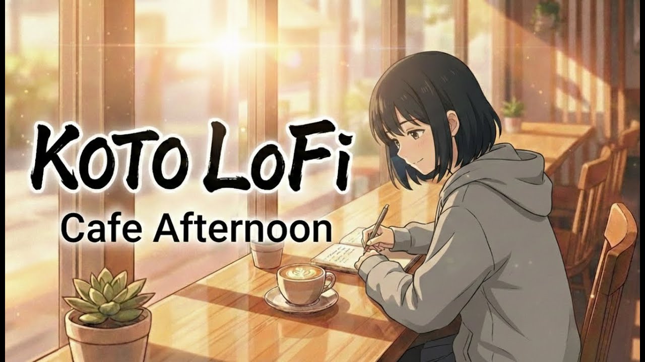 Cafe Afternoon - Japanese Koto LoFi | Cozy Jazz & Relaxing BGM