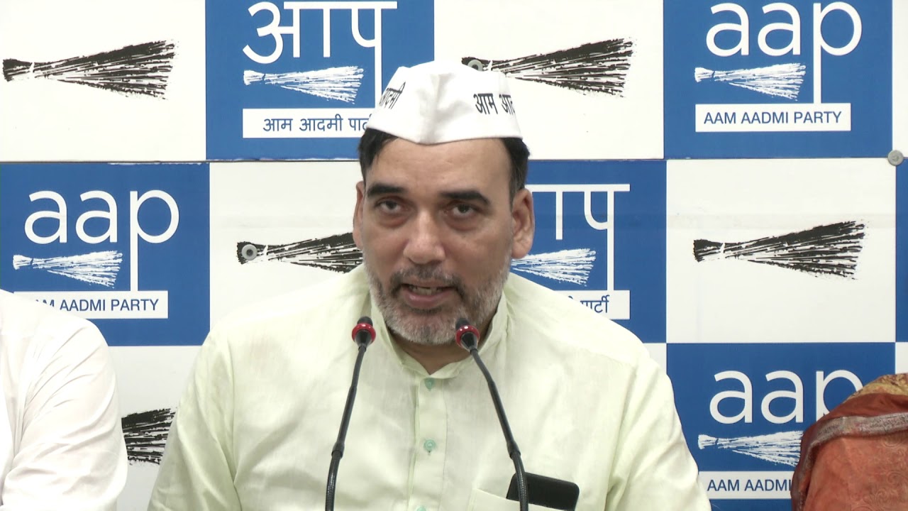 South Campus Students Joins AAP In Presence of AAP Leaders Gopal Rai and Sanjay Singh