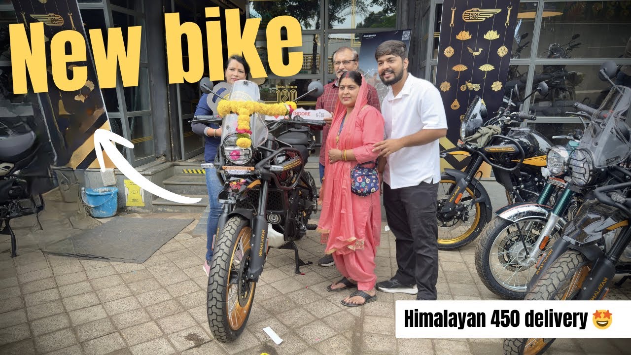 We Finally Took Delivery of the 2025 Himalayan 450 Hanle Black 🤩 | Delivery Day Vlog