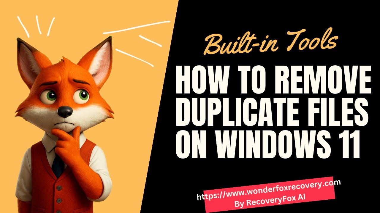 How to Remove Duplicate Files on Windows 11 Using Built-in & Free Tools? Step by Step
