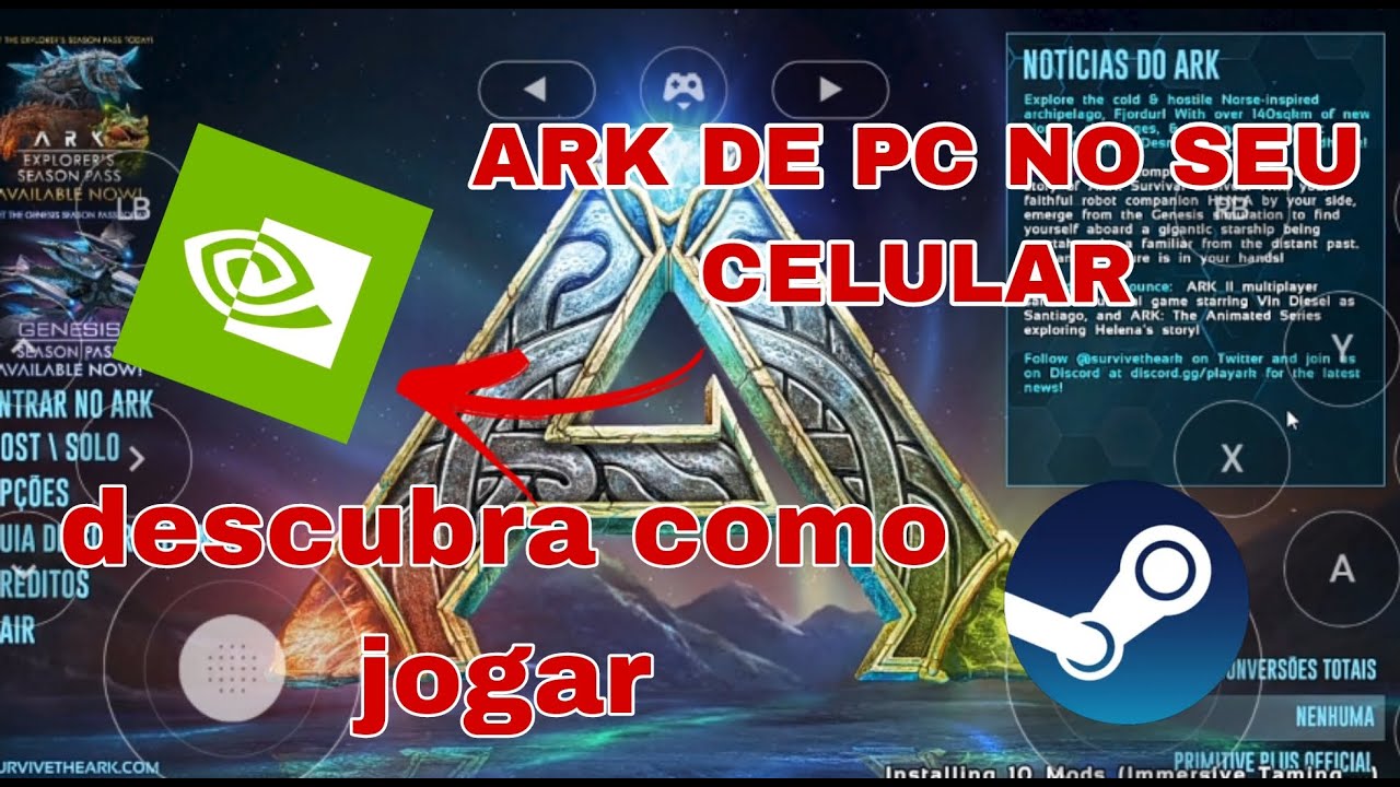 Descubra AGORA como jogar ARK de PC no seu CELULAR