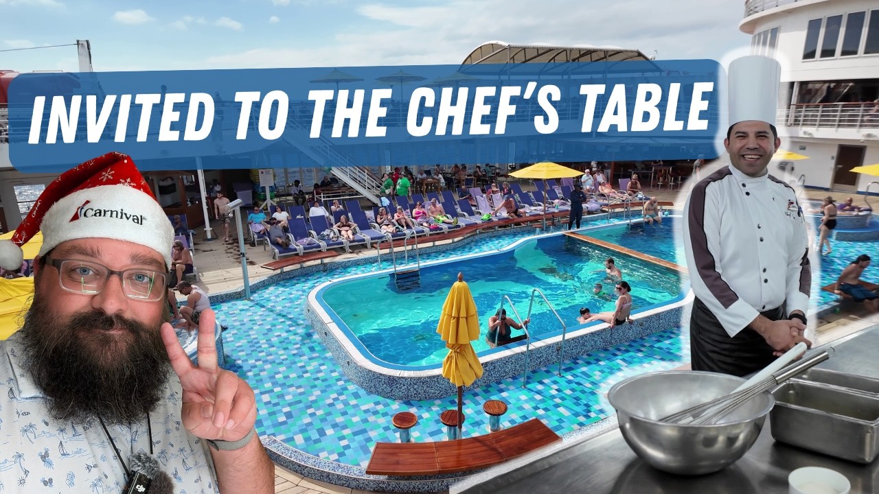 Final Sea Day and the Chef's Table on the Carnival Paradise