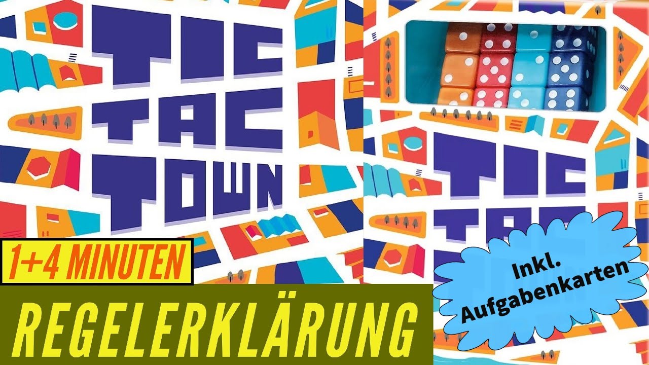 Tic Tac Town Regeln Anleitung Erklärung Regelvideo Würfelspiel 2024