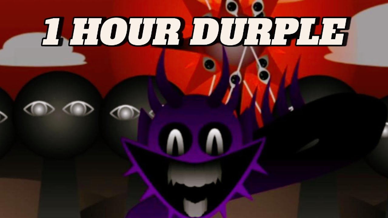 Sprunki Durple Phase 6 The Scarlet Sun Sound 1 hour | Horror Mod Full Video