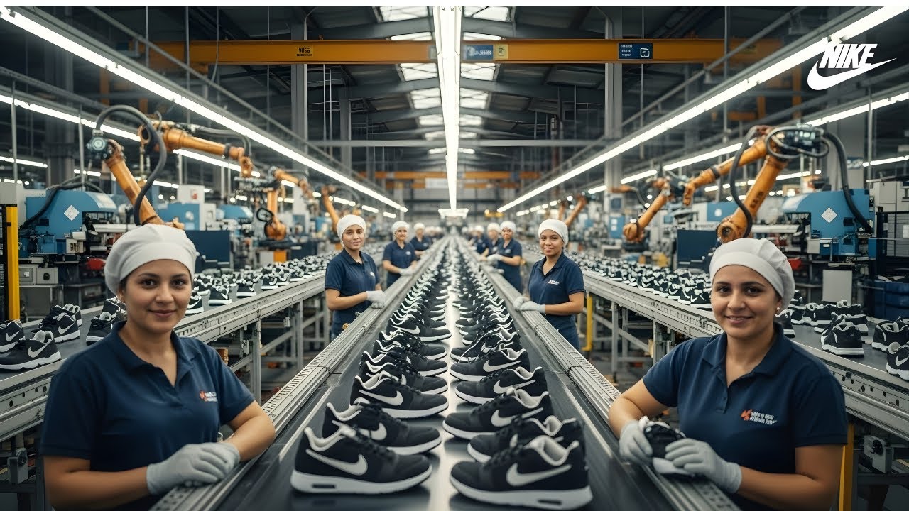 Как на самом деле изготавливаются кроссовки Nike – полный производственный процесс.