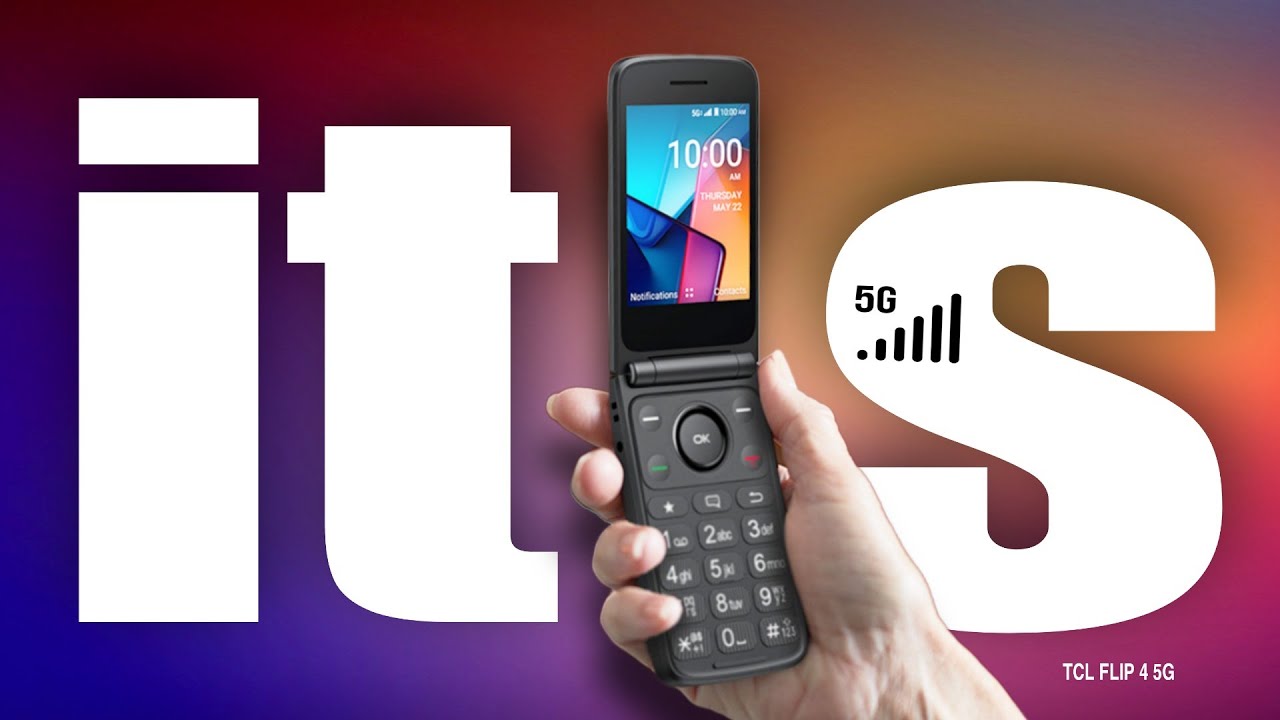 New 5G Keypad Mobile TCL flip 4 5G Launched With Wifi Hotspot KaiOS and Flip Designe
