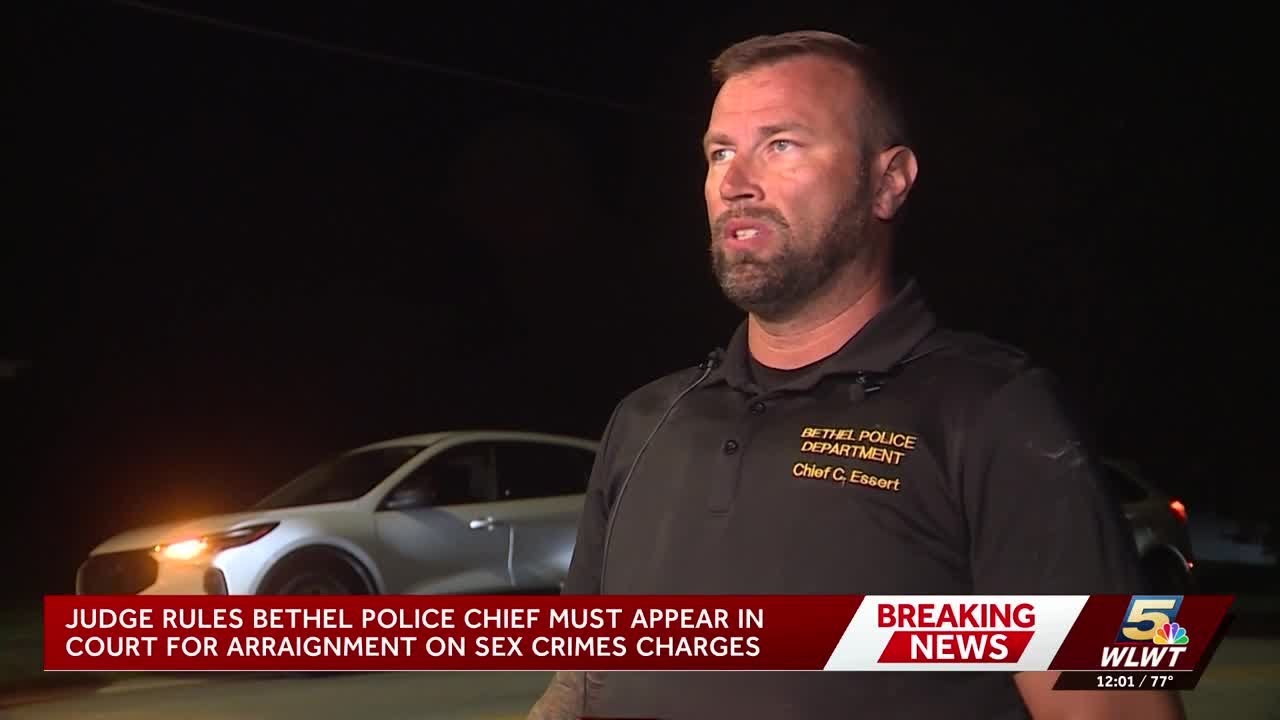 Judge rules Bethel police chief must appear in court for arraignment on sex crimes charges