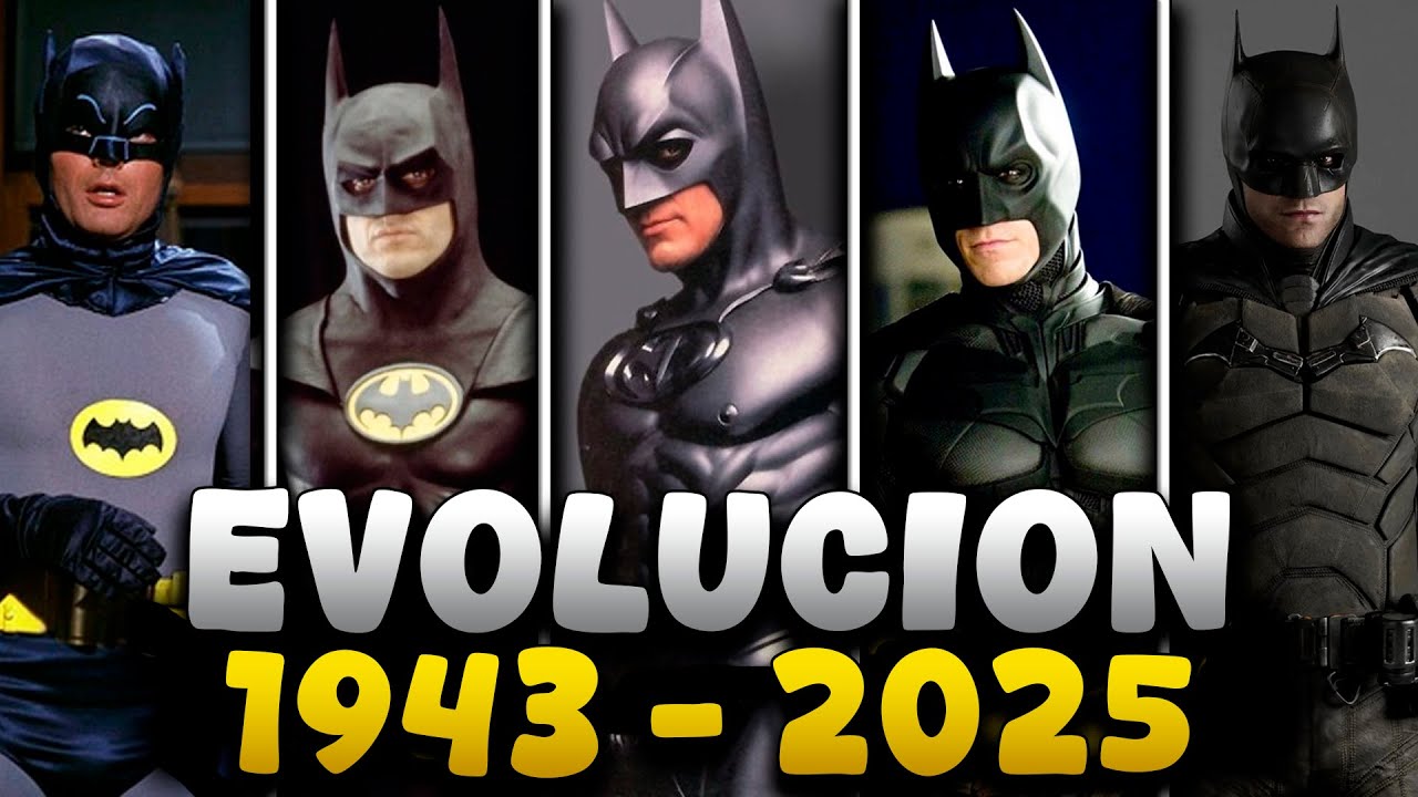 LA INCREÍBLE EVOLUCIÓN DE BATMAN en el Cine