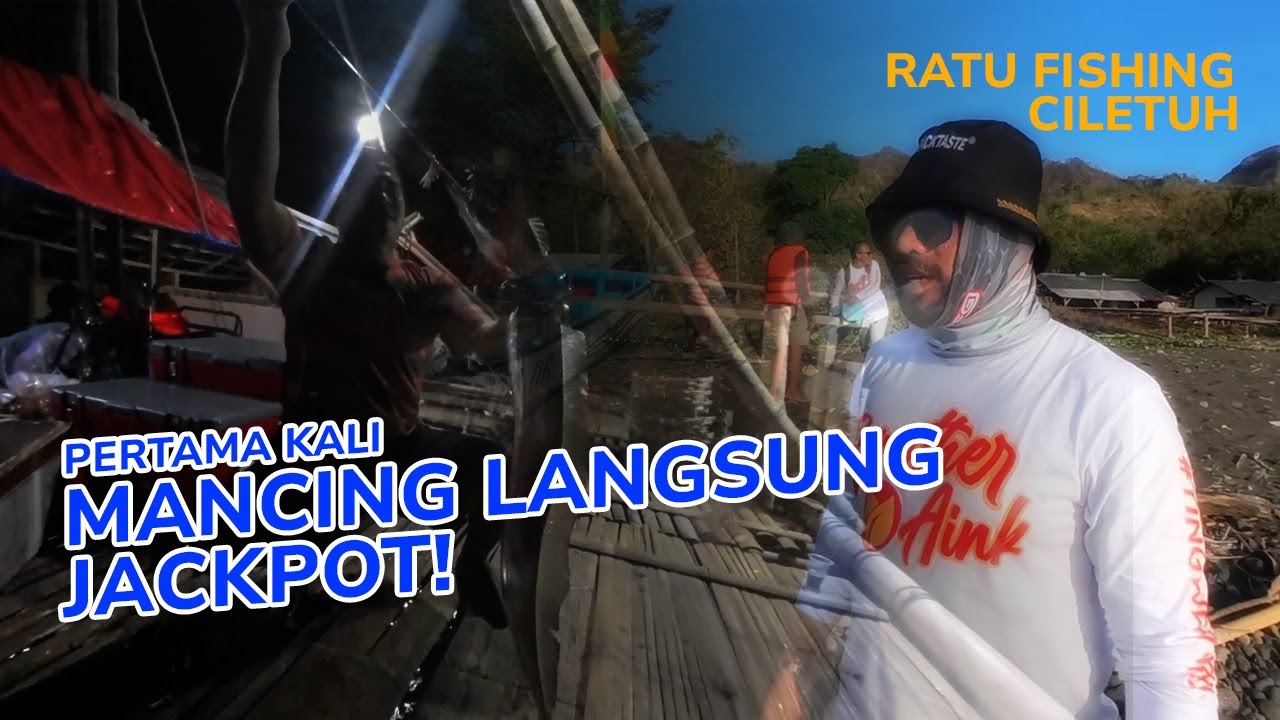 PERTAMA KALI MANCING DI PANTAI SANGRAWAYANG SUKABUMI LANGSUNG JACKPOT!