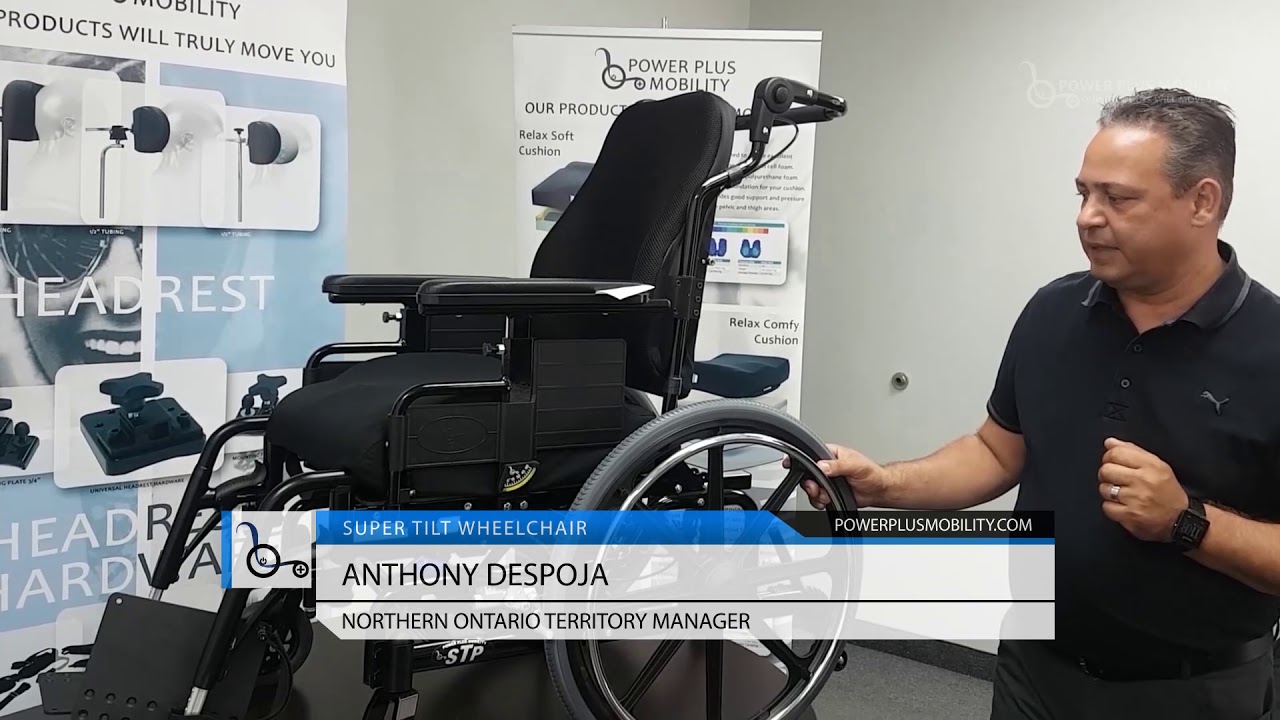 EC EP02 Wheelchair Super Tilt - Power Plus Mobility Inc.