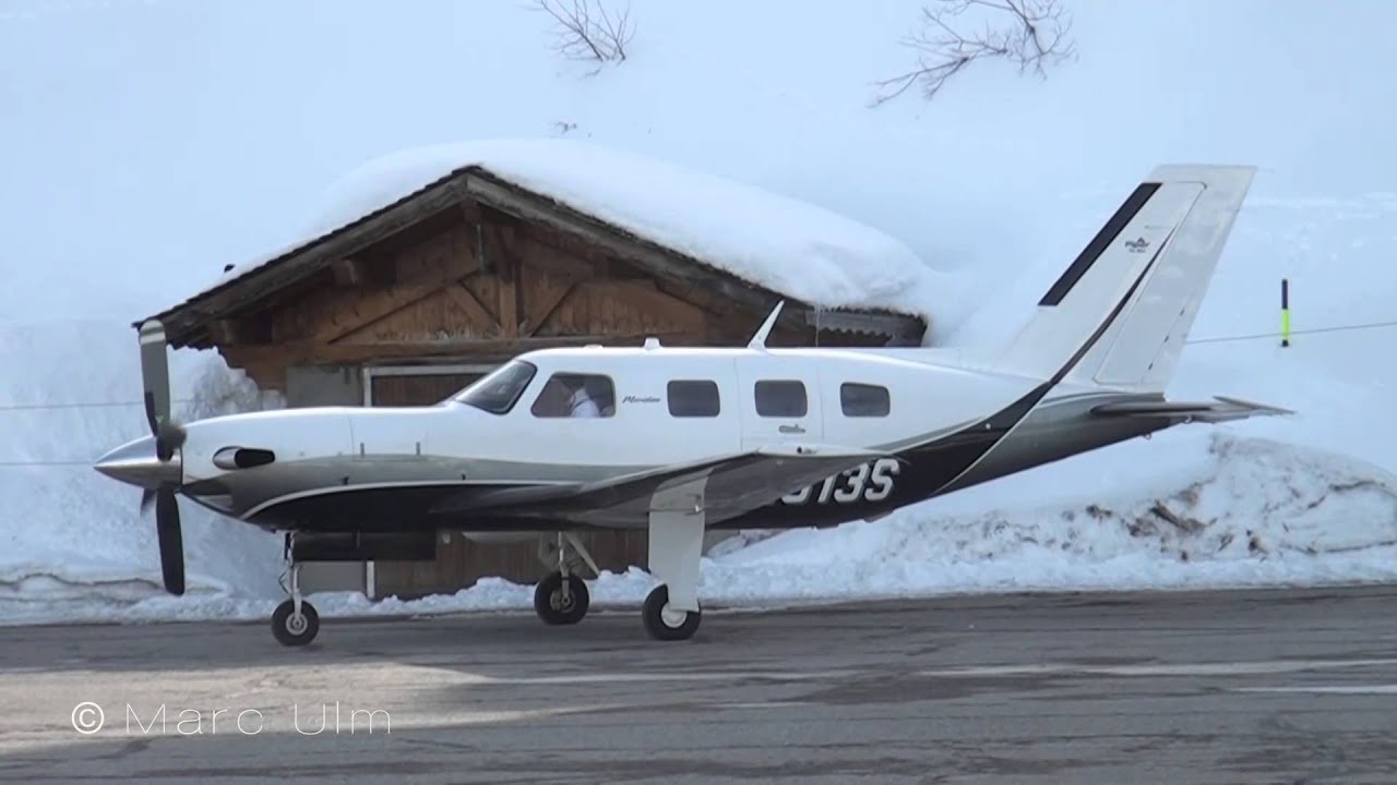 Piper PA-46-500TP Meridian Courchevel Start Up