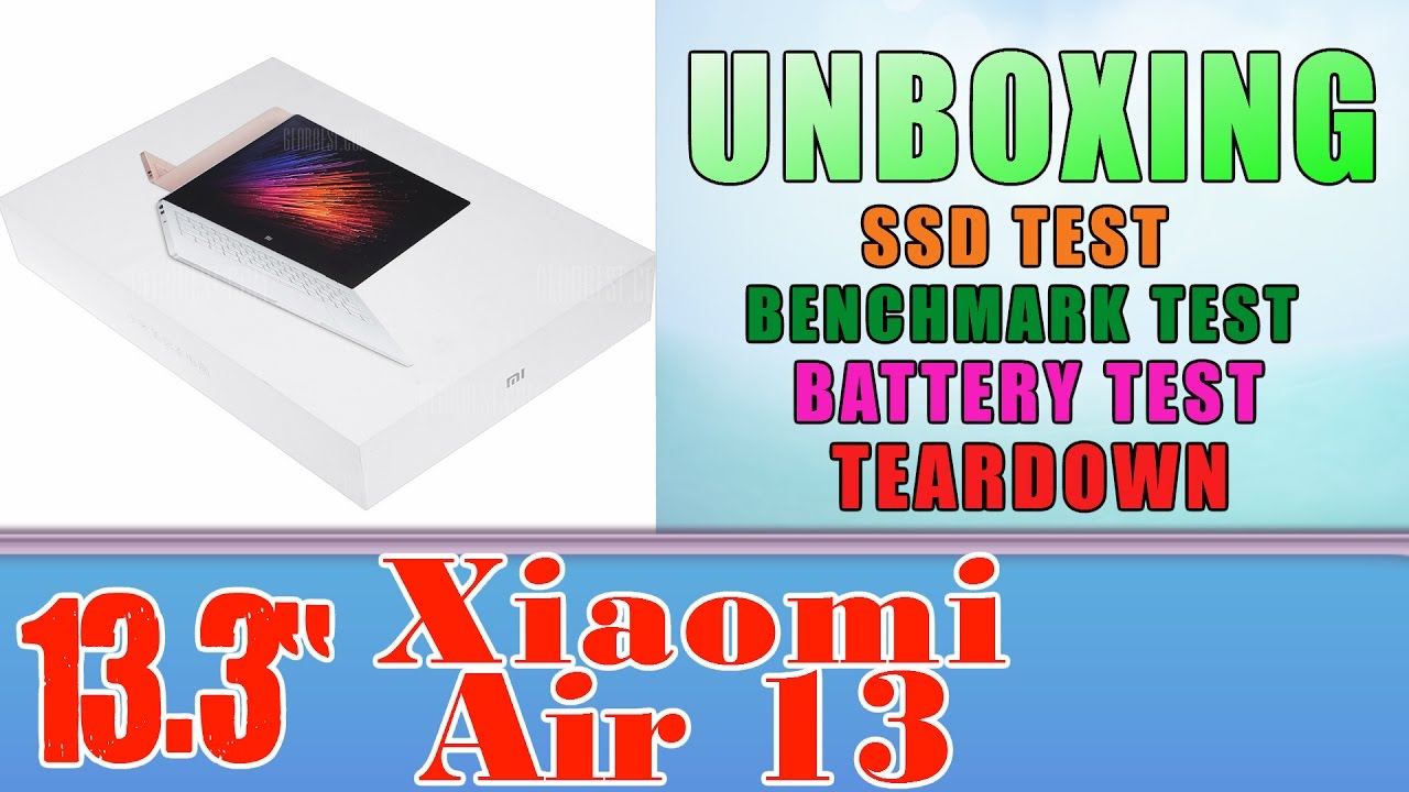 UNBOXING 13.3'' Xiaomi Air 13 Laptop - 256 SSD / Intel Core i5 / 8GB RAM / GT 940MX 1GB