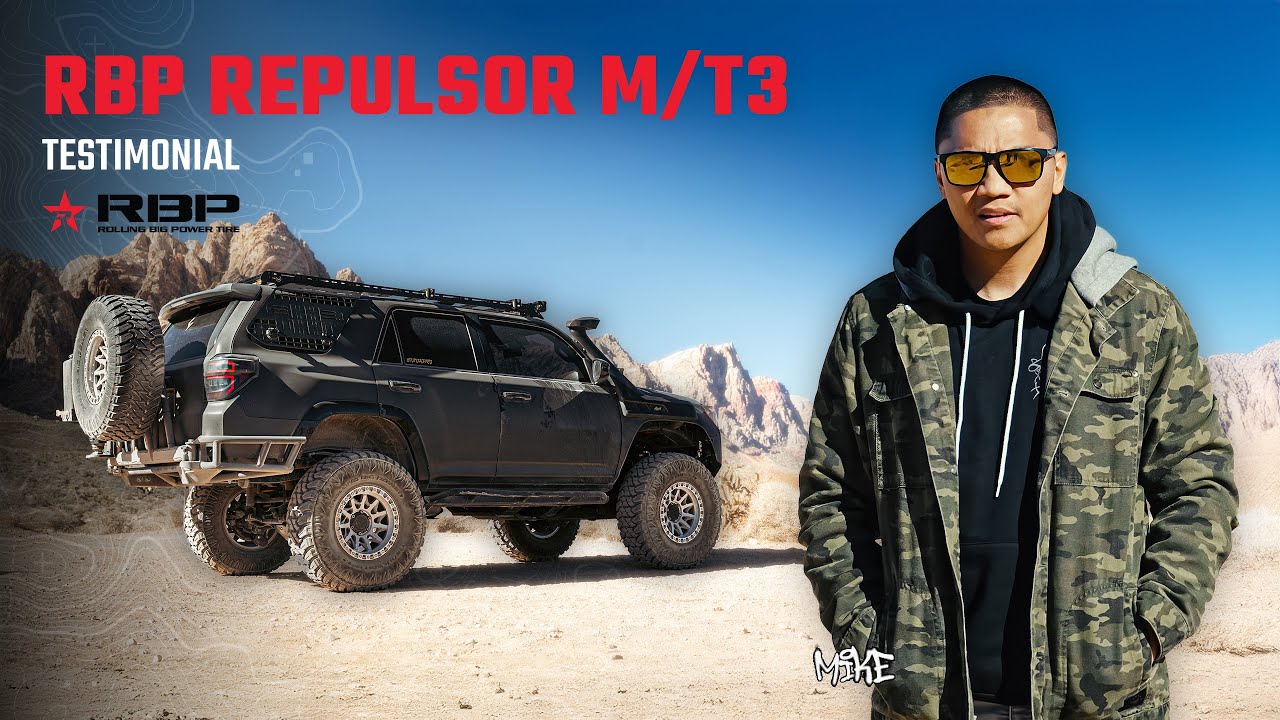 Rock-Crawling Toyota 4Runner | Mike's RBP Repulsor M/T3 Testimonial