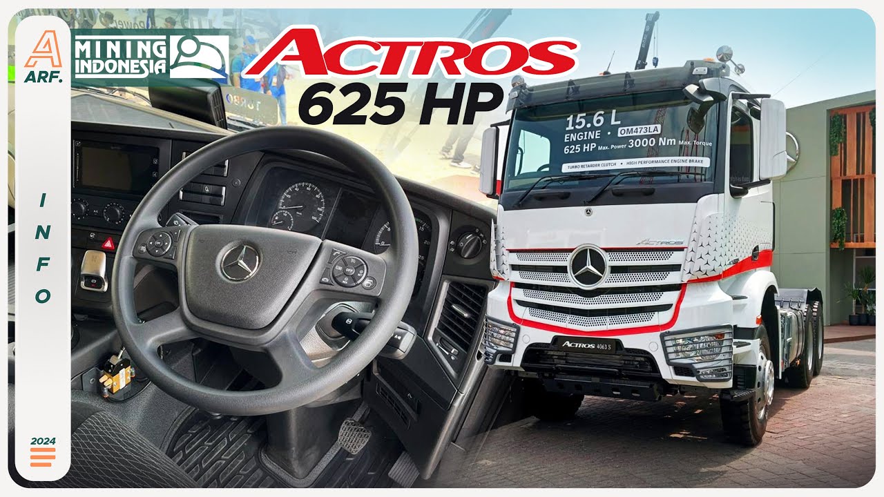 Tractor Head MERCEDES BENZ ACTROS Bertenaga 625 HORSE POWER !!