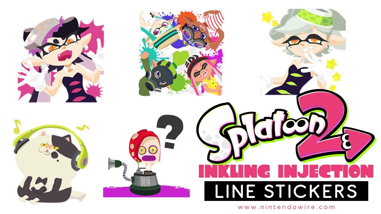 Splatoon: Inlking Injection | Line Sticker Showcase