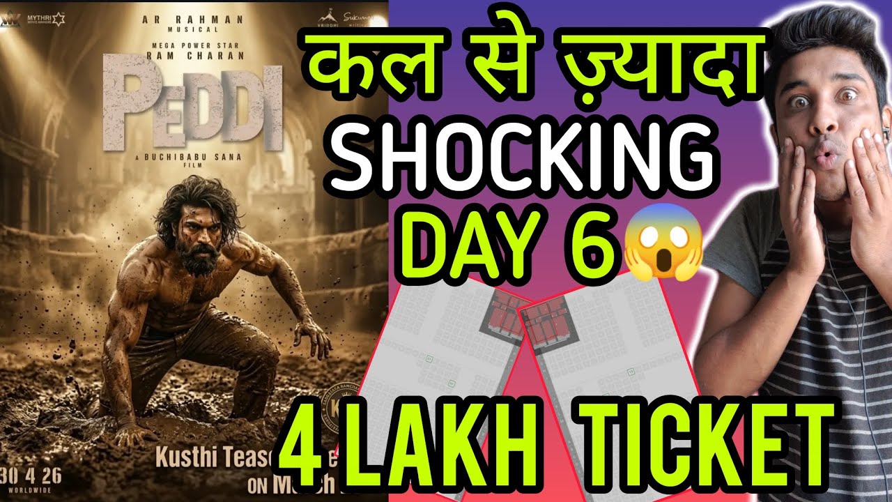 PEDDI Day 6 Advance Booking Report | PEDDI Box Office Collection | PEDDI Worldwide Collection