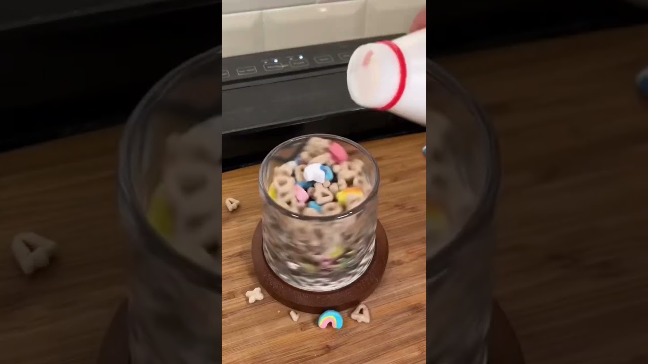 Attempting to pour cereal before milk #shorts