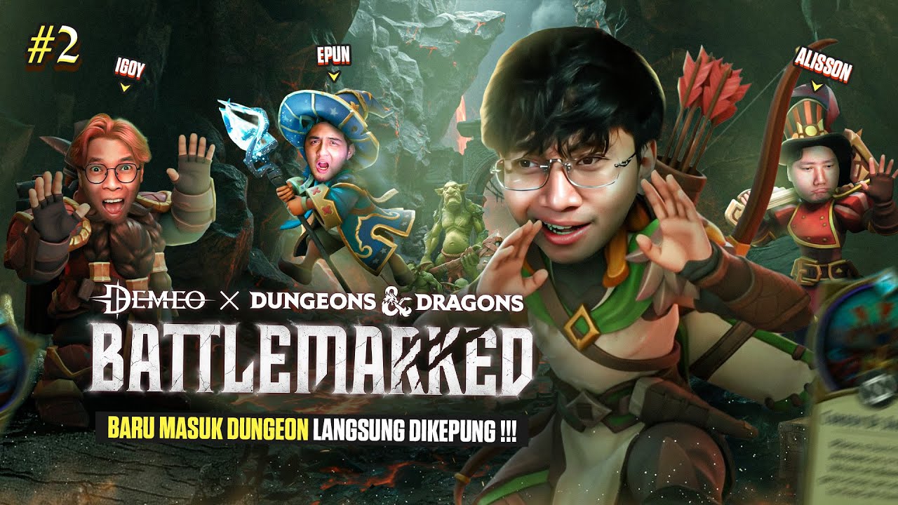 BARU MASUK DUNGEON LANGSUNG DIKEPUNG !!! - Demeo x Dungeons & Dragons: Battlemarked Part 2
