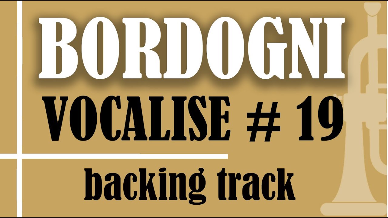 Bordogni - Vocalise #19 (Backing Track)