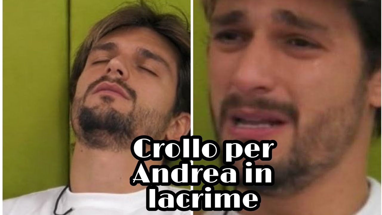 GFvip. Andrea Zelletta crolla e parla del presunto tradimento 
