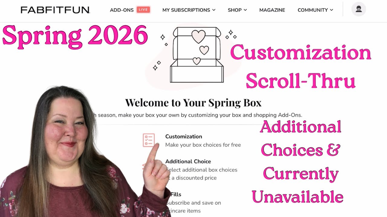 Весенний обзор возможностей персонализации Fabfitfun 2026: новые варианты и те, которые в настоящ...