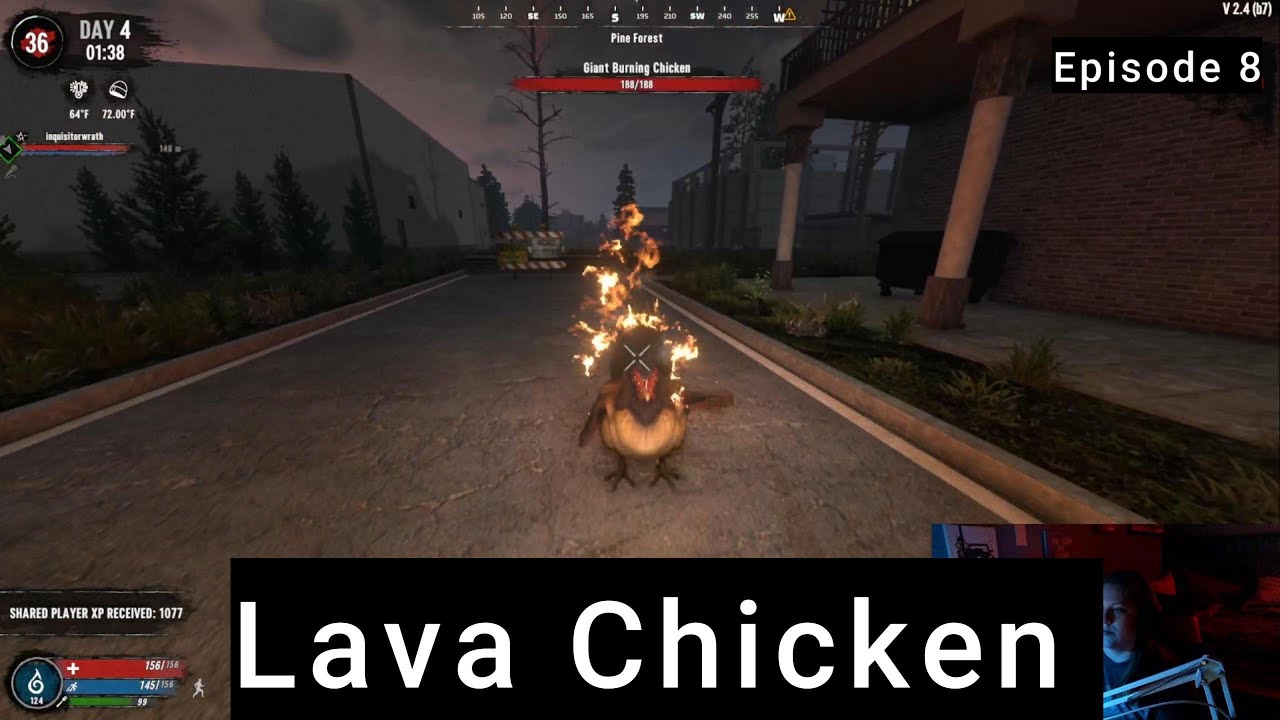 Lava Chicken 7 days to Die Ep 8