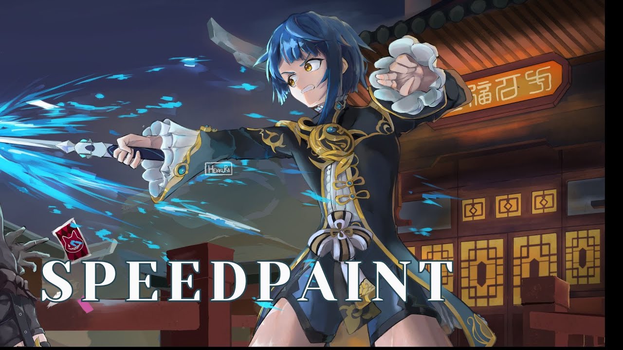 Life Ender (Lyney vs Xingqiu Speedpaint) | Genshin Impact Fanart