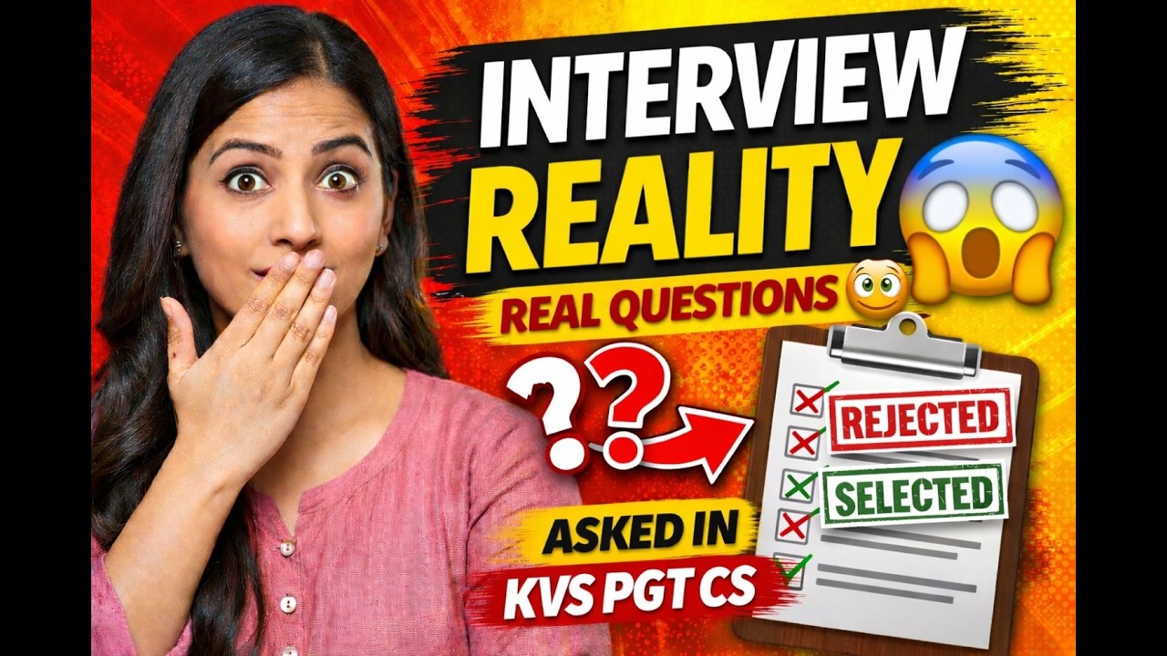 KVS/NVS PGT Computer Science Interview Reality😳| Real Experience + Tips(Must Watch Before Interview)