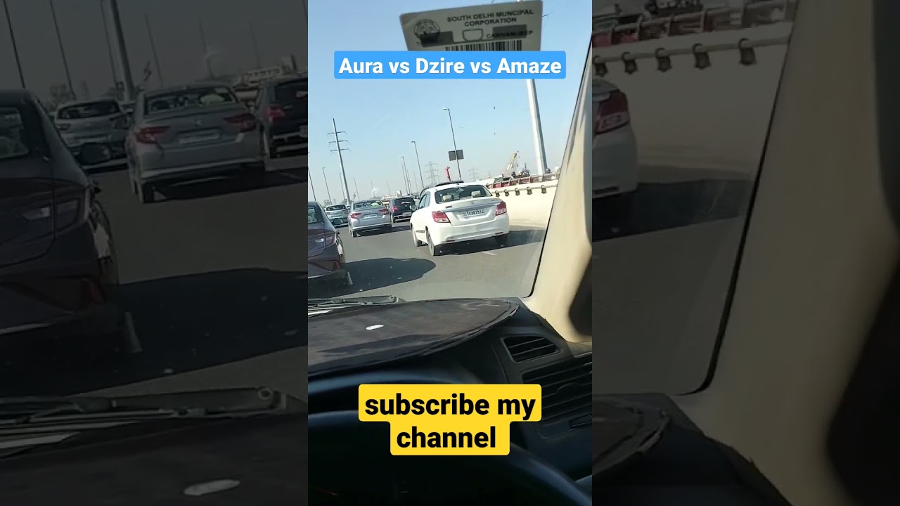 Aura vs Dzire vs Amaze 