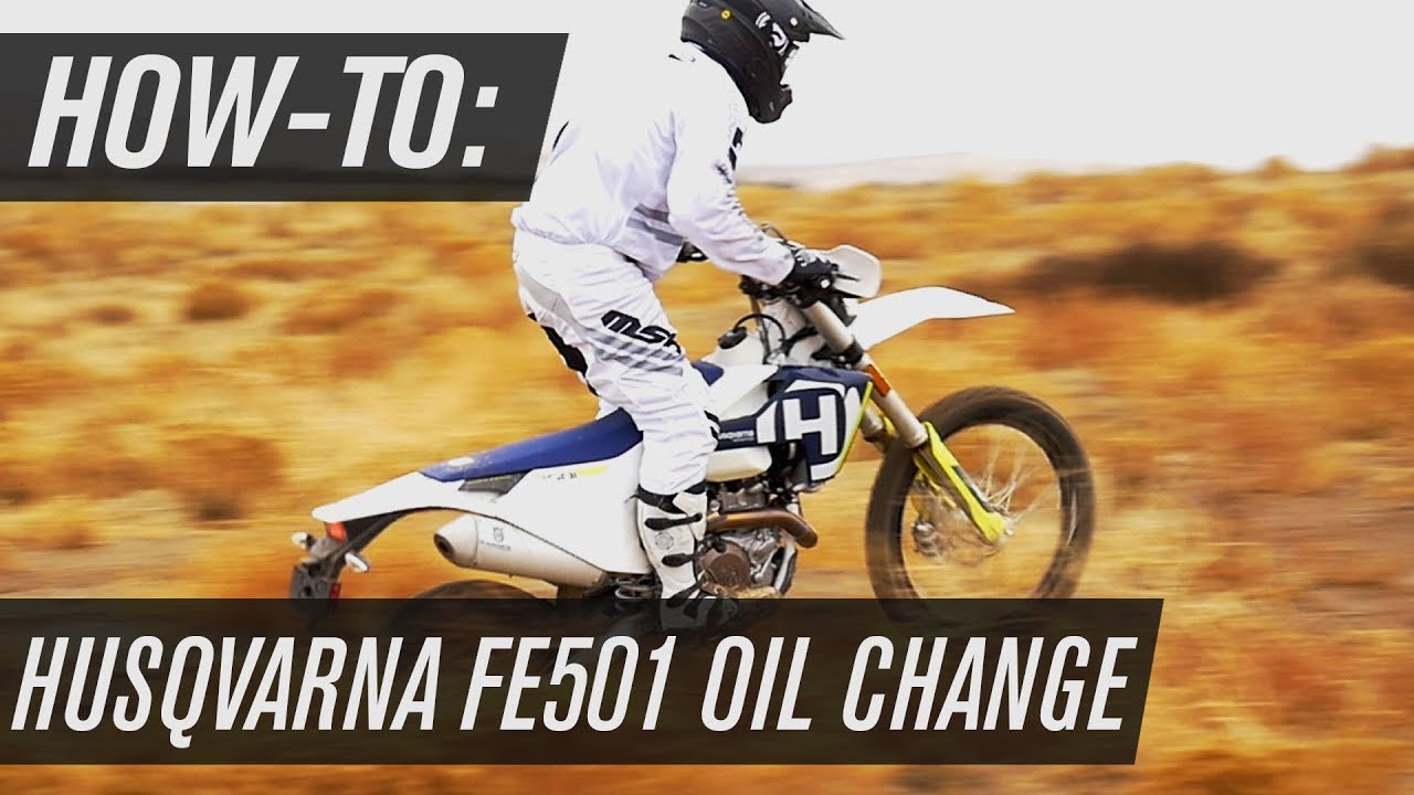 How To Change The Oil on a Husqvarna FE501