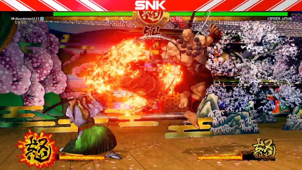 [Samurai Shodown] FT10 Cipher (Wan-Fu) vs. Disorder Unit (Ukyo)