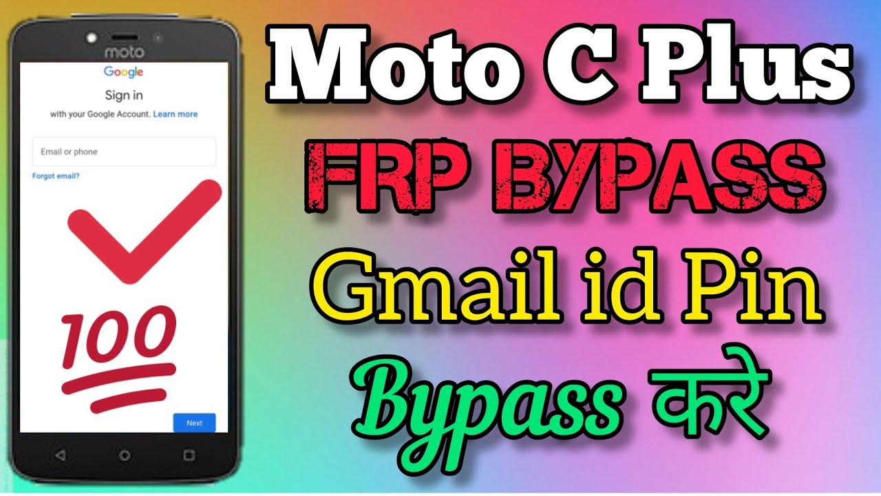 Moto C Plus || Frp Bypass || Gmail Account Bypass || Without PC || Google Account Reset | New Method