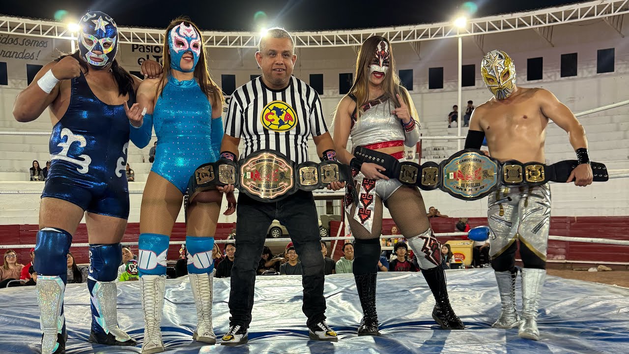 Campeonato Mixto AKE Laguna: Zonik y Emperatriz (c) vs Candy Swing y Adam del Castillo (r) 