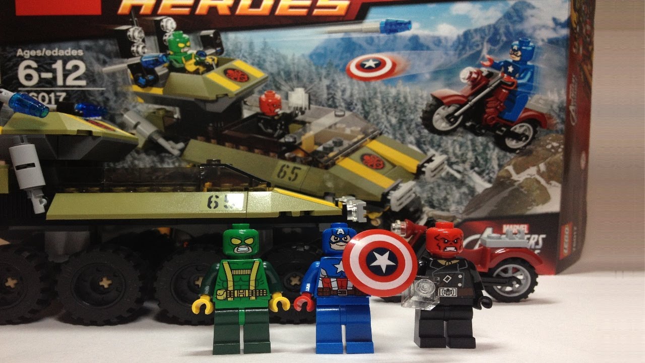 LEGO Marvel Super Heroes Avengers Captain America vs. Hydra Review 76017