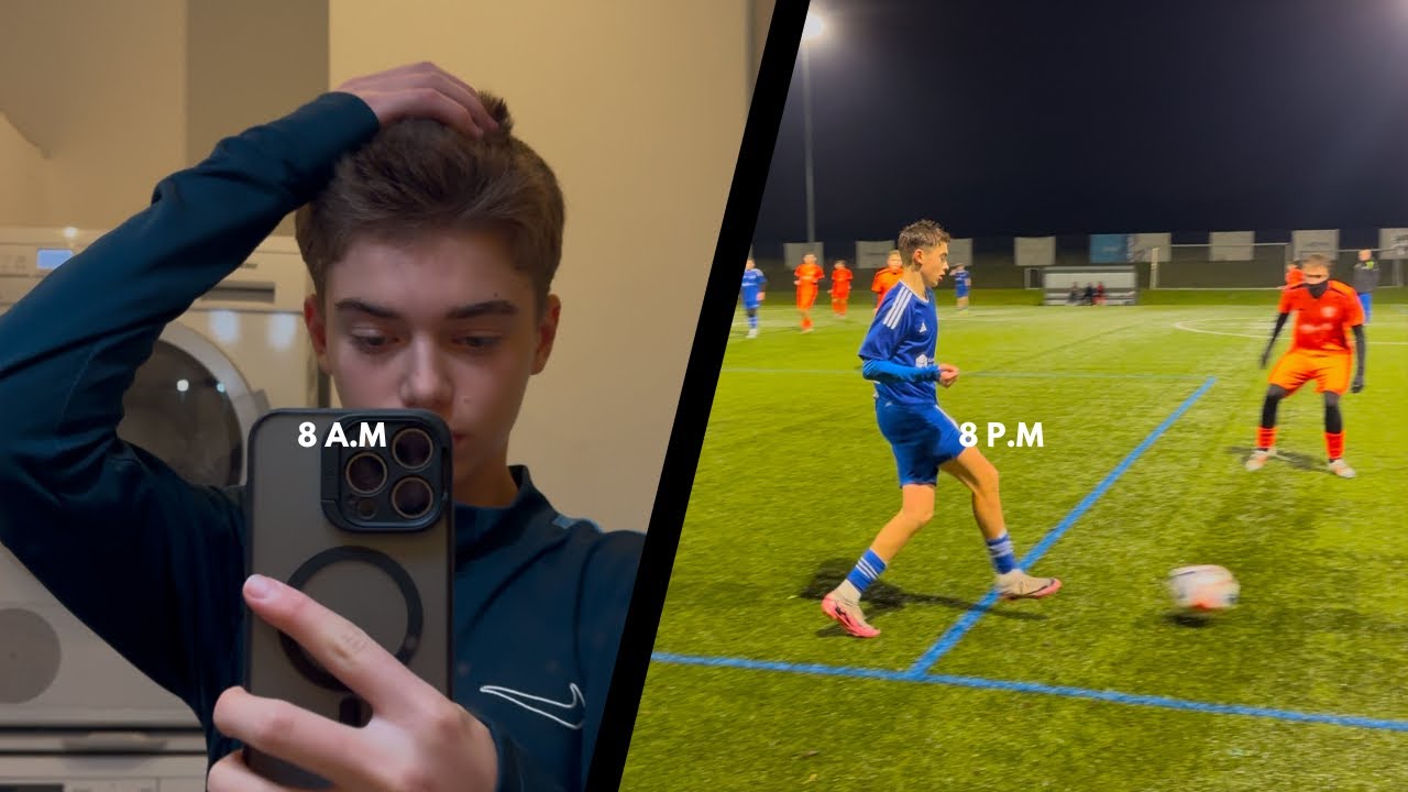 DAY IN THE LIFE OF A FOOTBALLER ON MATCHDAY 📈🪄